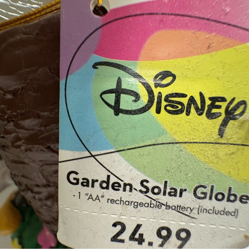 Disney Garden Solar Globe with Multicolor Design New Mickey Mouse - Picture 6 of 11